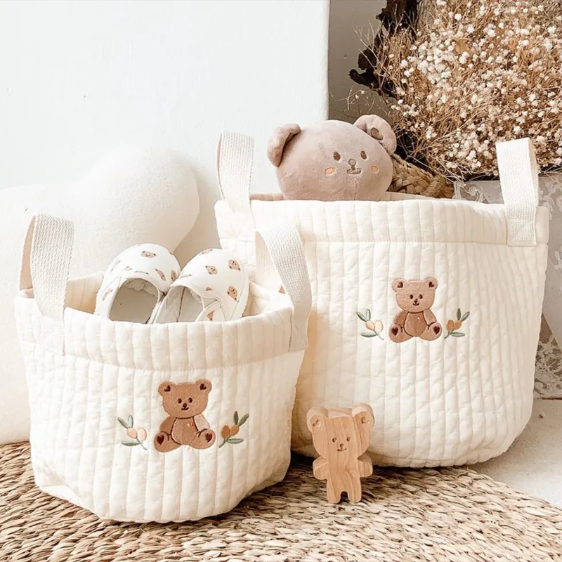 Backpack Diaper Bag - INS tas bayi beruang lucu bordir