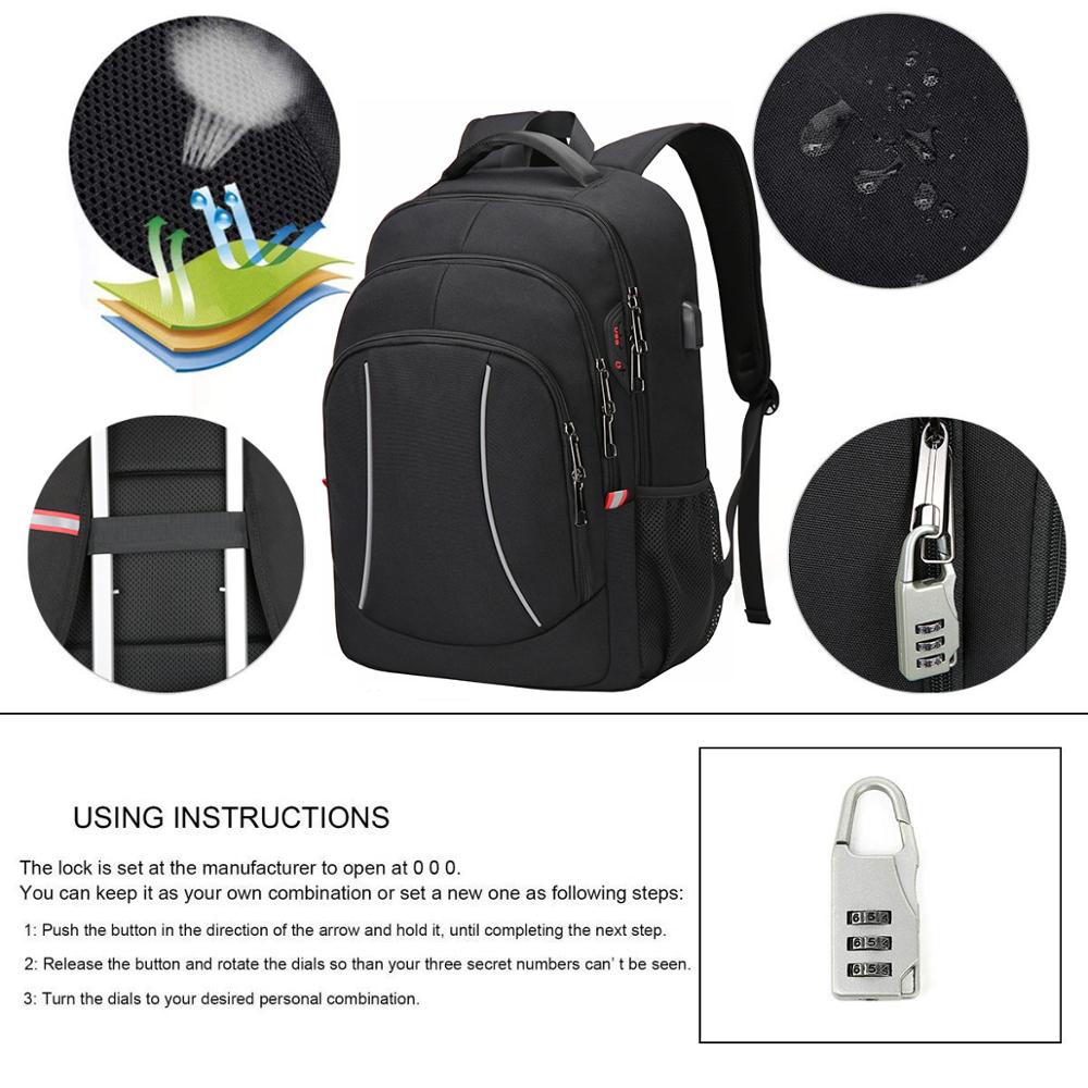 Ransel Laptop Travel Multifung - Travel Backpack Anti Theft ulasan dan harga