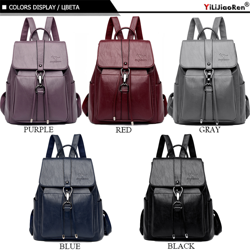 Anti Pencurian Ransel Wanita T - Travel Backpack Anti Theft ulasan dan harga