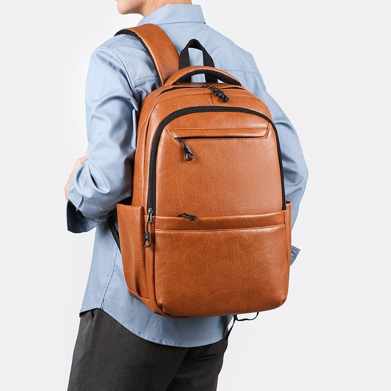 Ransel Bisnis Kulit Premium –  - Laptop Backpack 15.6 ulasan dan harga